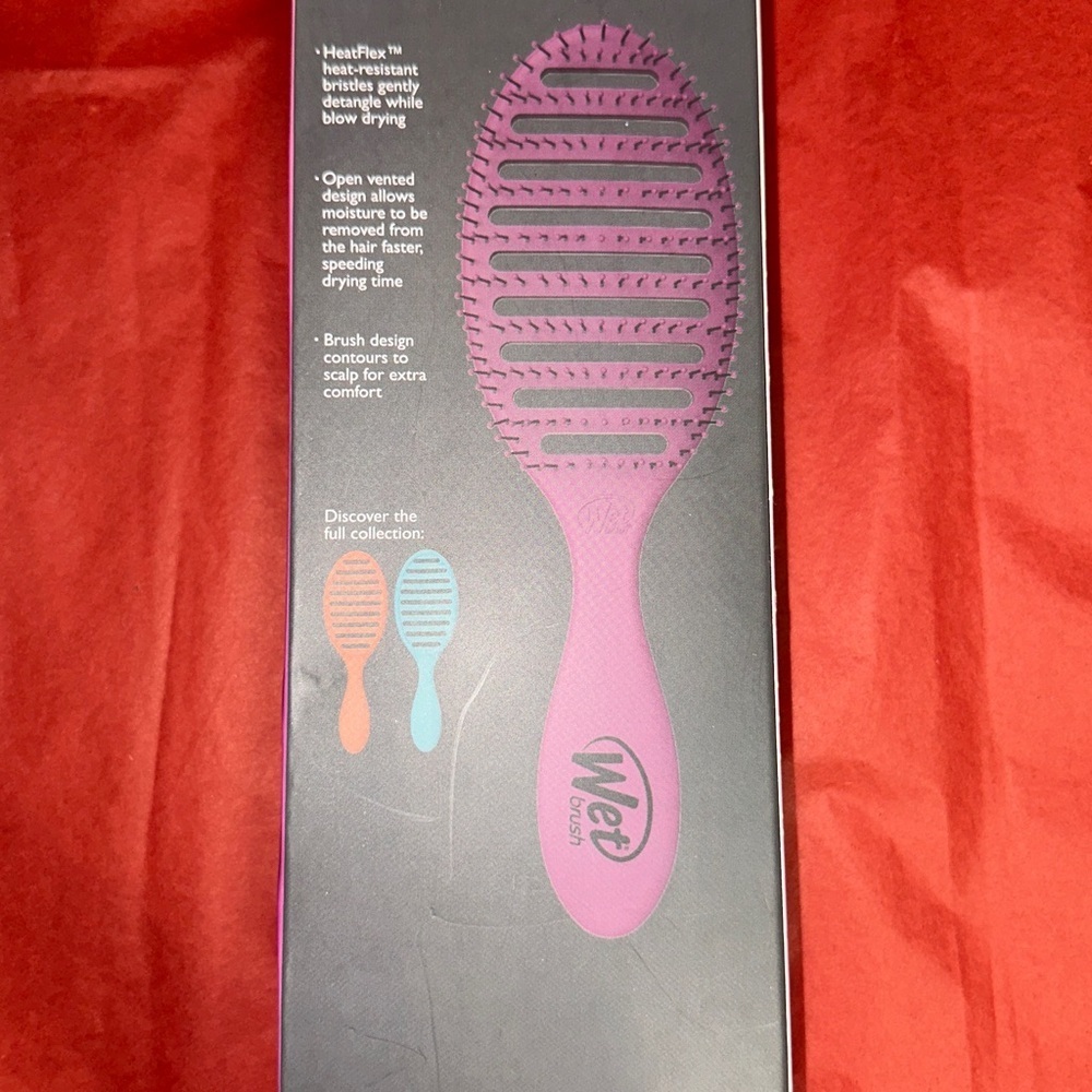 NWT,NIB, WET BRUSH, Speed Dry, Purple, BRAND NEW Limited Edition! - Picture 3 of 3